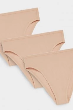 Negative Underwear Cotton French Cut Brief In Buff (Pack) Underwear