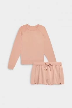 Negative Underwear Club Crew + Club Short In Buff (Pack) Boxers/Shorts