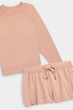 Negative Underwear Club Crew + Club Short In Buff (Pack) Boxers/Shorts