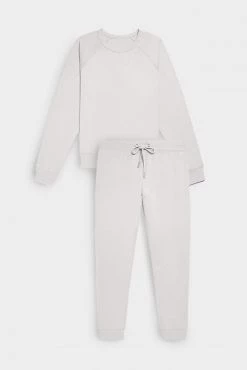 Negative Underwear Club Crew + Club Jogger In Moon (Pack) Lounge