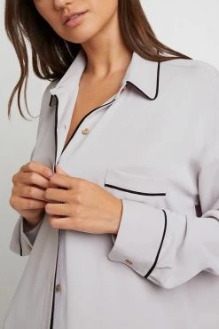 Negative Underwear Supreme Shirt In Moon + Black