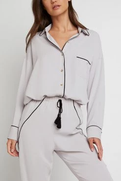 Negative Underwear Supreme Shirt In Moon + Black 9 Negative Underwear Supreme Shirt In Moon + Black