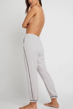 Negative Underwear Lounge Supreme Jogger Pant In Moon + Black 6 Negative Underwear Lounge Supreme Jogger Pant In Moon + Black