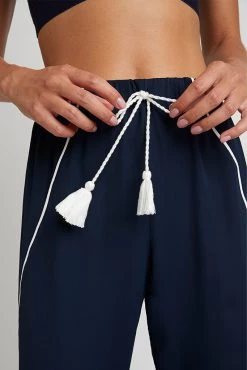 Negative Underwear Lounge Supreme Jogger Pant In Navy + White