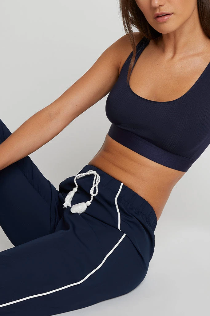 Negative Underwear Lounge Supreme Jogger Pant In Navy + White 4 Negative Underwear Lounge Supreme Jogger Pant In Navy + White